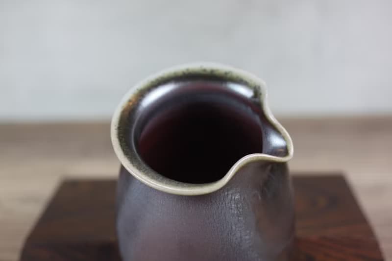 【送禮好物】天然落灰 柴燒茶海 公道杯 名家葉敏祥手作 320ml