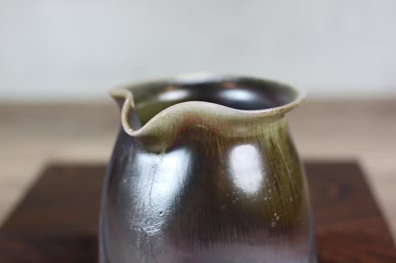 【送禮好物】天然落灰 柴燒茶海 公道杯 名家葉敏祥手作 320ml