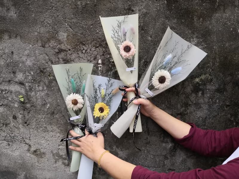 FM002 老師禮物 索拉花 向日葵 畢業花束 畢業禮物 送老師 乾燥花