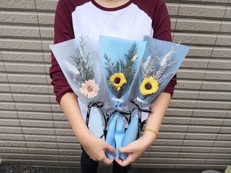 FM002 老師禮物 索拉花 向日葵 畢業花束 畢業禮物 送老師 乾燥花