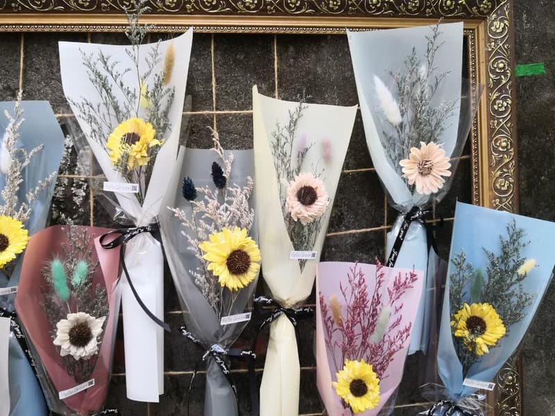 FM002 老師禮物 索拉花 向日葵 畢業花束 畢業禮物 送老師 乾燥花
