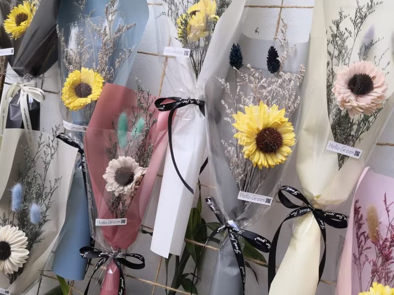 FM002 老師禮物 索拉花 向日葵 畢業花束 畢業禮物 送老師 乾燥花