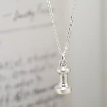 咖啡好幫手 -Espresso- 填壓器項鍊 手作飾品