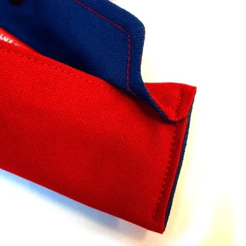 筆袋/筷套 (紅色帆布) (附木製筷子和湯匙) 接單生產*