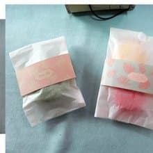 禮品裝飾帶-粉紅棕櫚葉-中