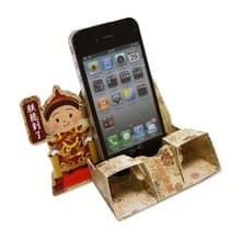 Coolphone Speaker Stand 酷瘋擴音喇叭手機座 朕聽到了-金紅版
