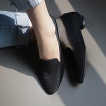Denim Black (個性黑) Heeled Loafers 丹寧樂福 | WL