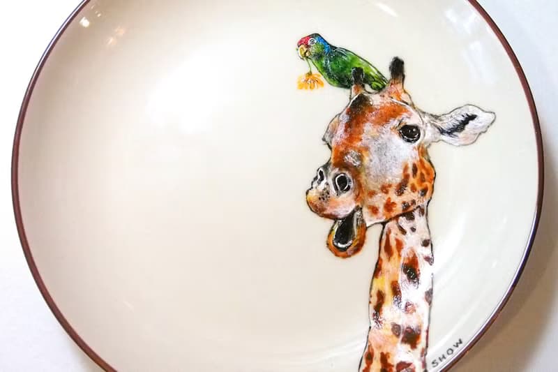 壁掛裝飾盤 / 點心盤系列－非洲長頸鹿也瘋狂