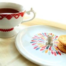 快樂小熊-許願杯 杯盤組 咖啡杯