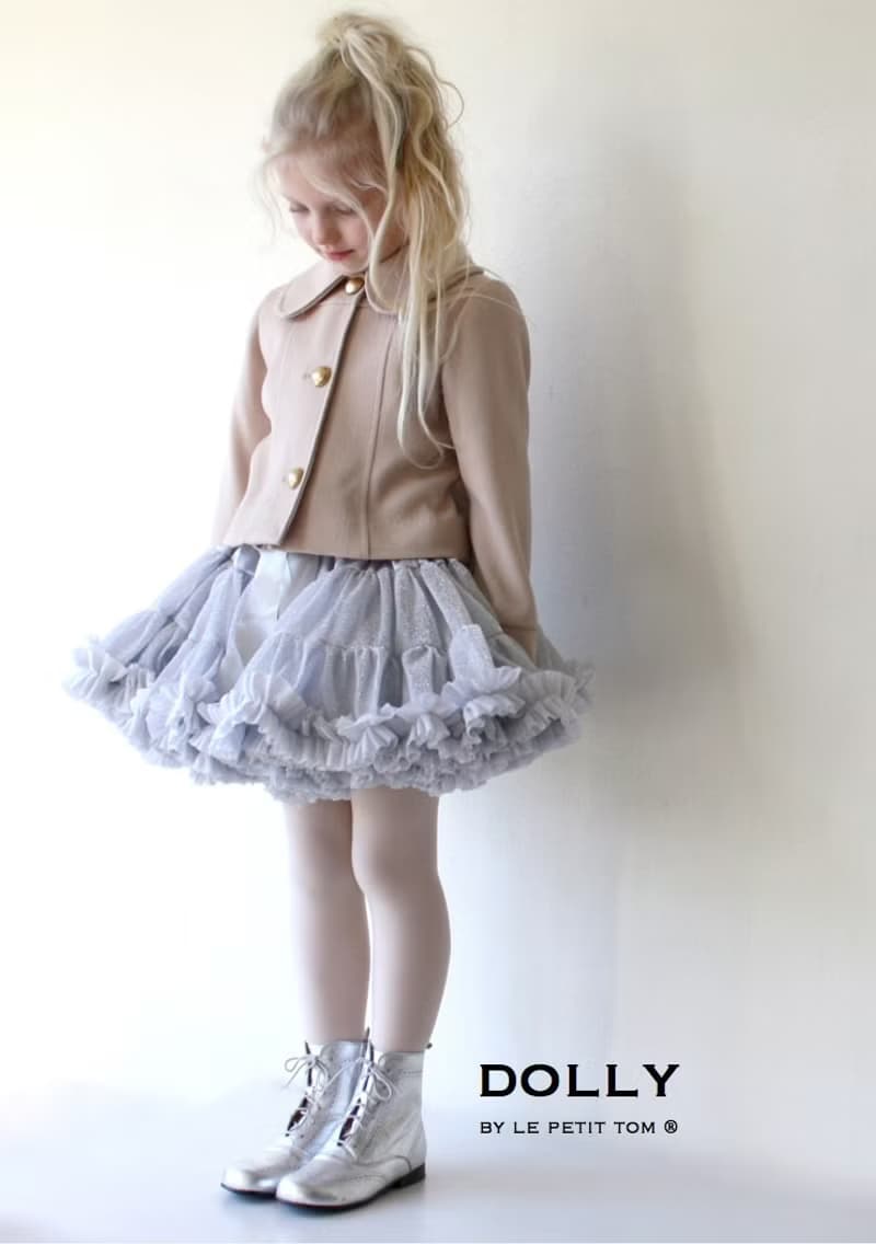 Dolly  GLITTER PETTISKIRT silver 銀色澎裙