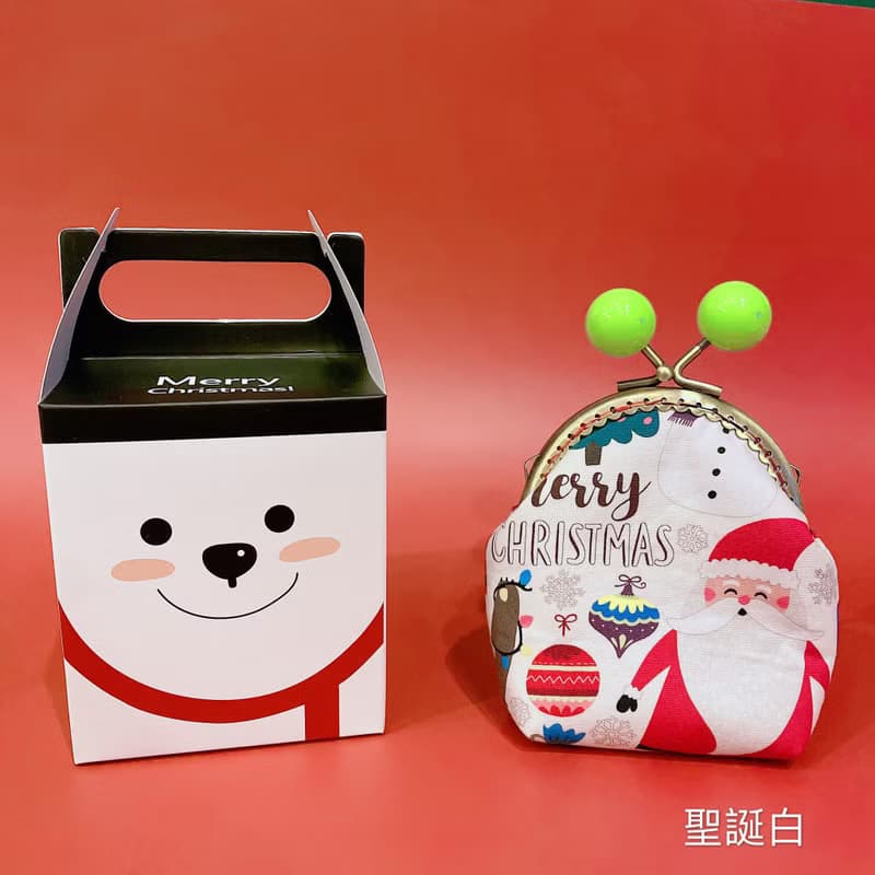 聖誕彩虹口金零錢包