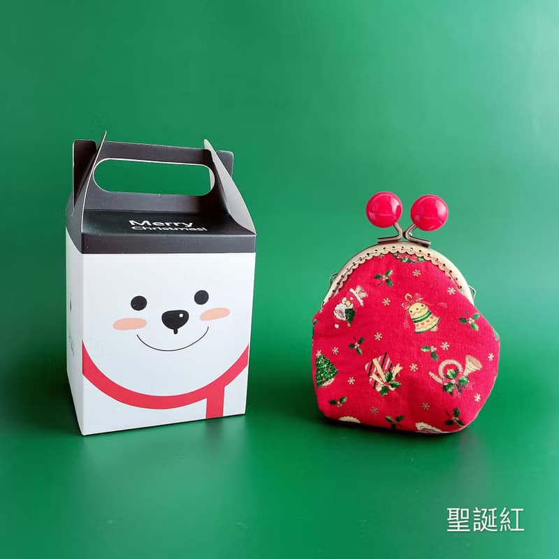 聖誕彩虹口金零錢包