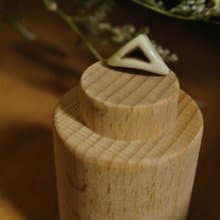 【 T - C 】耳環 日本白瓷 瓷器  限量 自然釉色 無限看不膩色調 攝氏1350高溫燒製