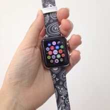 Apple Watch Series 1 - 5 黑色民族圖案錶帶 38 40 42 44 mm -67