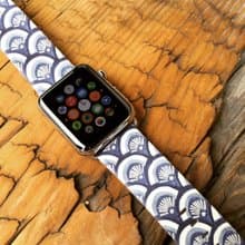 Apple / Samsung Watch 日本和風花紋圖案錶帶適合任何型號
