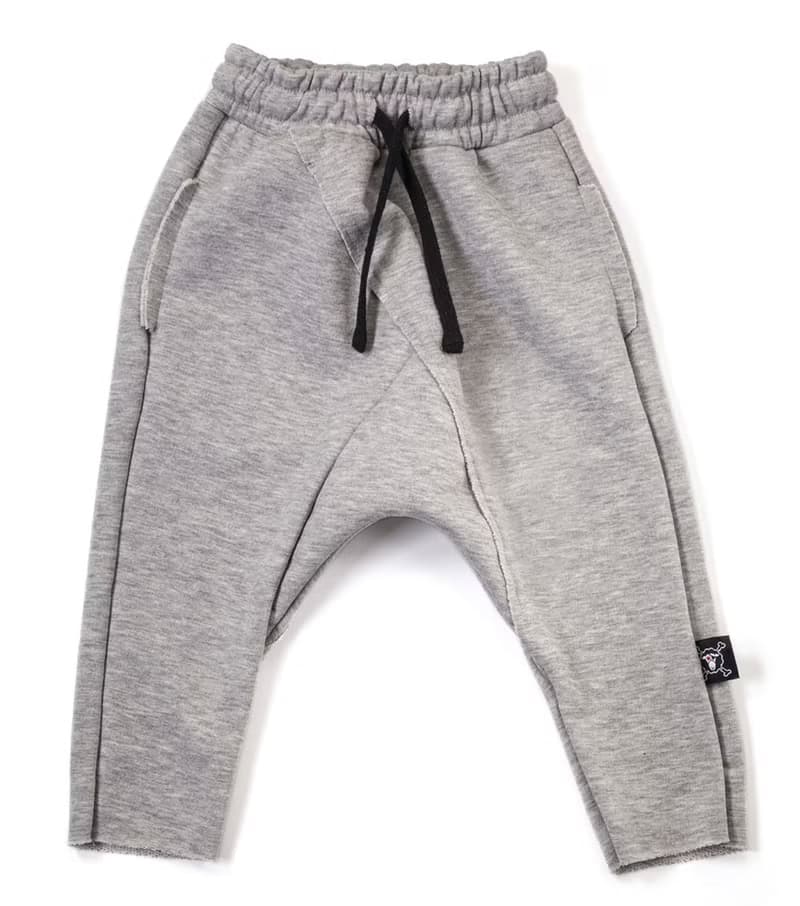 2015秋冬潮牌NUNUNU 抽繩寬垮褲/ Raw sweatpants