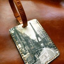 植鞣革行李吊牌/免費打英文名/情人節好物推薦