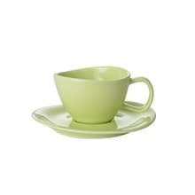 【花系列】花茶杯盤組 (草綠色)