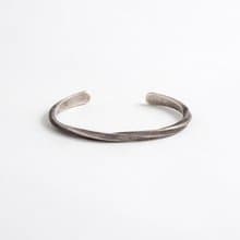 美國匹茲堡職人品牌 Studebaker Metal - 手工鍛造(古拙)純銀手環