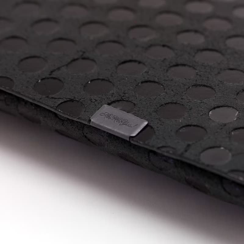 日本手工-所作Shosa 植鞣牛皮 長夾– 波卡圓點款/黑黑點