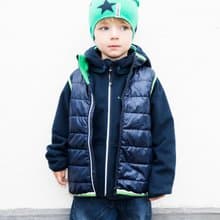 【北歐童裝】瑞典機能防水保暖超細纖維棉背心1歲至10歲 綠色