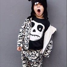 【瑞典童裝】有機棉小精靈外套7歲至14歲 黑親子款