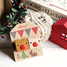 聖誕禮物/聖誕節交換禮物 Xmas Tinny 真皮革集線器 麋鹿2入