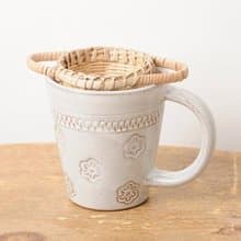 地球樹手工公平貿易fair trade -- 竹編茶葉漏