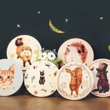 小動物圓滾滾杯墊組任選三款組合 原價780