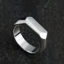 訂製戒指-造型戒 X-Ring(S) 925 純銀戒指-64DESIGN