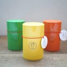 【琅彩茶罐】黃綠橘白粉苗 / 六色