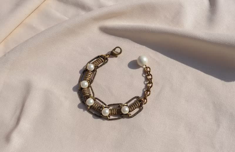 圓氐  古典珍藏  珍珠軌道手鍊