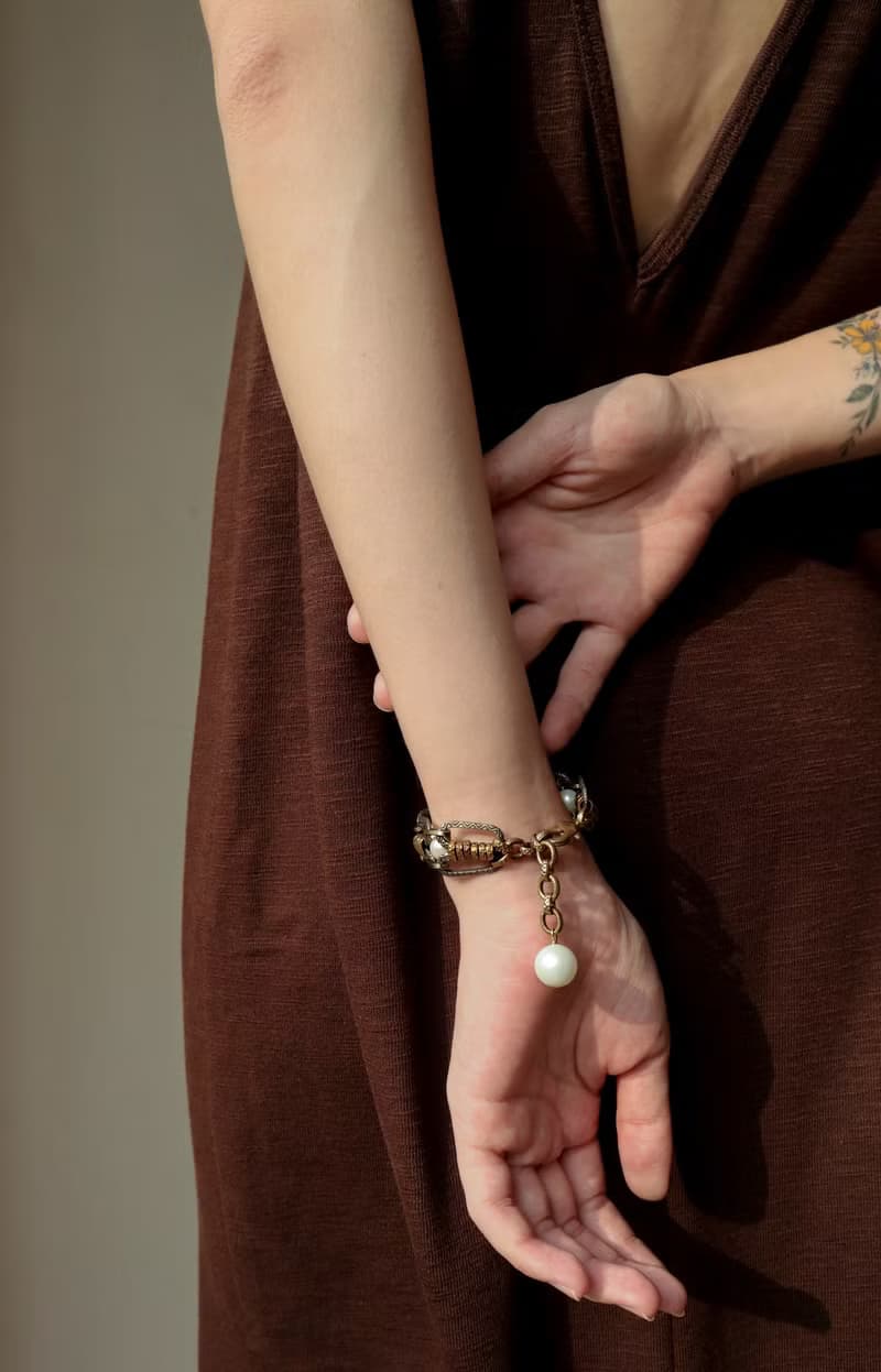 圓氐  古典珍藏  珍珠軌道手鍊