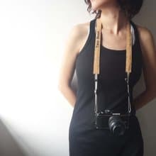 Paralife 屬於自己的軟木相機背帶  2cm 手工量身訂造長短+縫名字