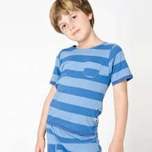 【北歐童裝】瑞典親膚透氣兒童上衣 1歲至12歲 天空藍