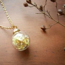 *coucoubird*夢幻玻璃球長鍊-黃色/限量