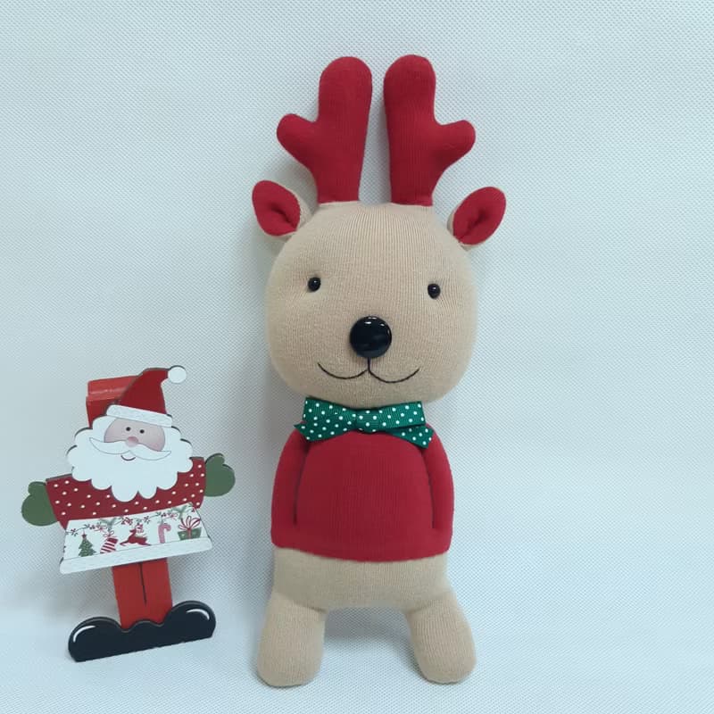 聖誕麋鹿(小) /  玩偶 / 襪子娃娃 / 麋鹿 / 聖誕禮物