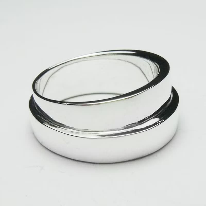 手工造型戒 T-Ring 925純銀戒指 男生戒指