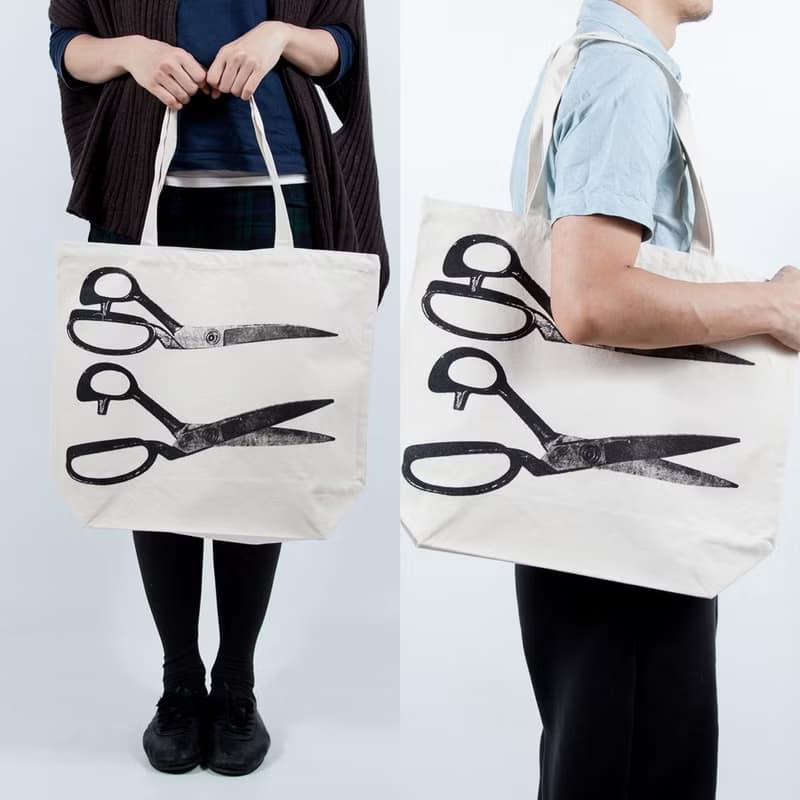 はさみ トートバック　Tcollector