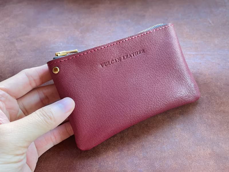 【Zipper Coin case 零錢包】袋鼠皮 / 山羊皮 輕巧拉鍊零錢包