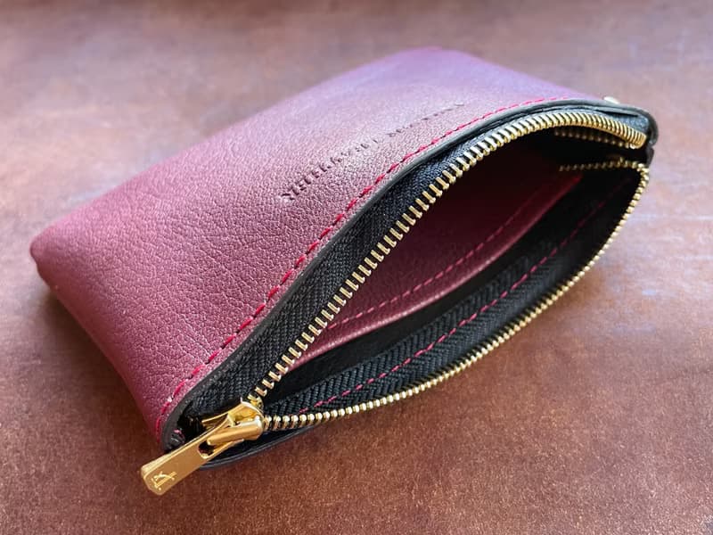 【Zipper Coin case 零錢包】袋鼠皮 / 山羊皮 輕巧拉鍊零錢包