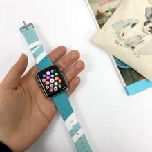 Apple / Samsung Watch  綠色幾何圖案錶帶適合任何型號
