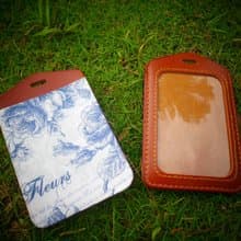 手作好禮 真皮卡套 票卡夾 證件套 識別證 (送掛繩) 聖誕交换禮物