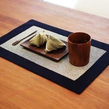 {弦•生活器物 } 餐墊 手工麻質餐墊 日系風格餐墊