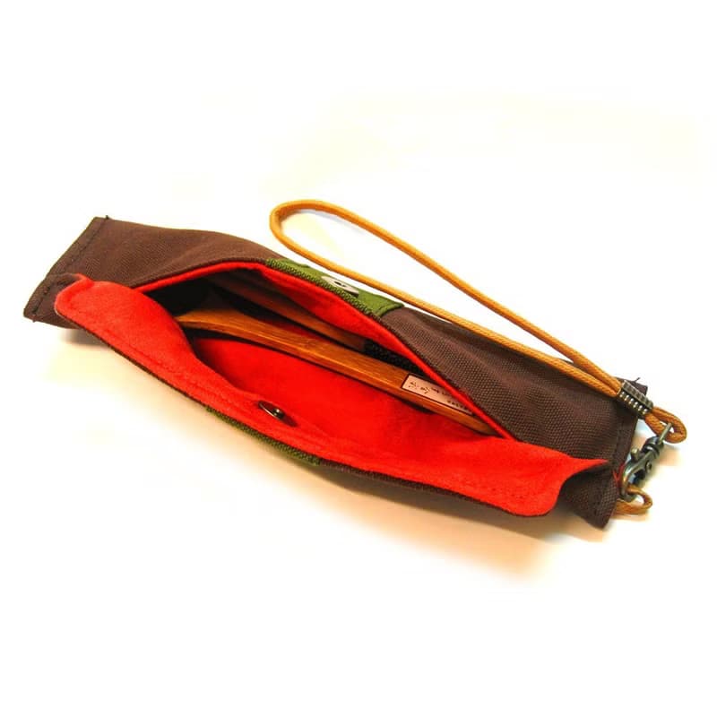 筆袋/筷套 (抹茶) (附木製筷子和湯匙) 接單生產*