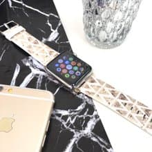 Apple / Samsung Watch 粉金色三角圖案手錶帶適合任何型號