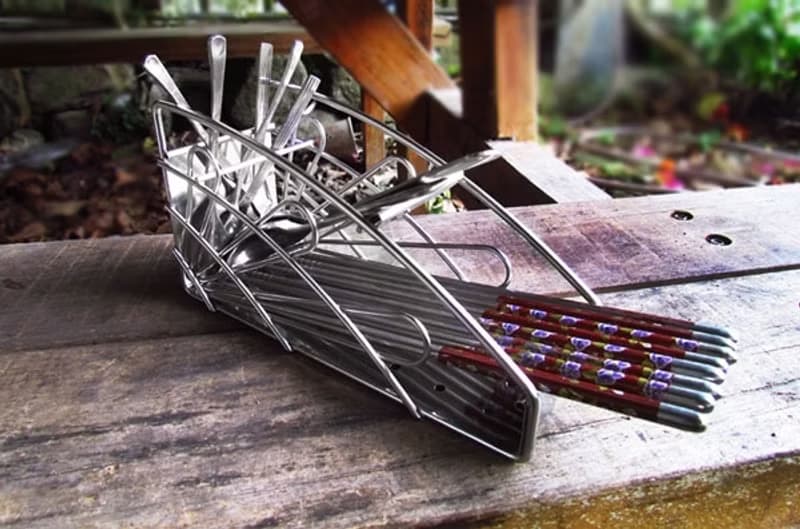 不鏽鋼筷子籃 銷往日本等級的質感 可搭各式盤架 烘碗機 餐具架