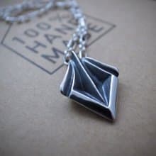 【舞者】 925純銀墜飾(菱形墜子/幾何圖形)母親節祝福禮物