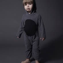 2015秋冬潮牌NUNUNU 大圈圈連帽連身衣/hooded kimono playsuit