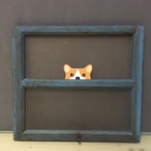 狗出沒注意! 貼紙 *柯基